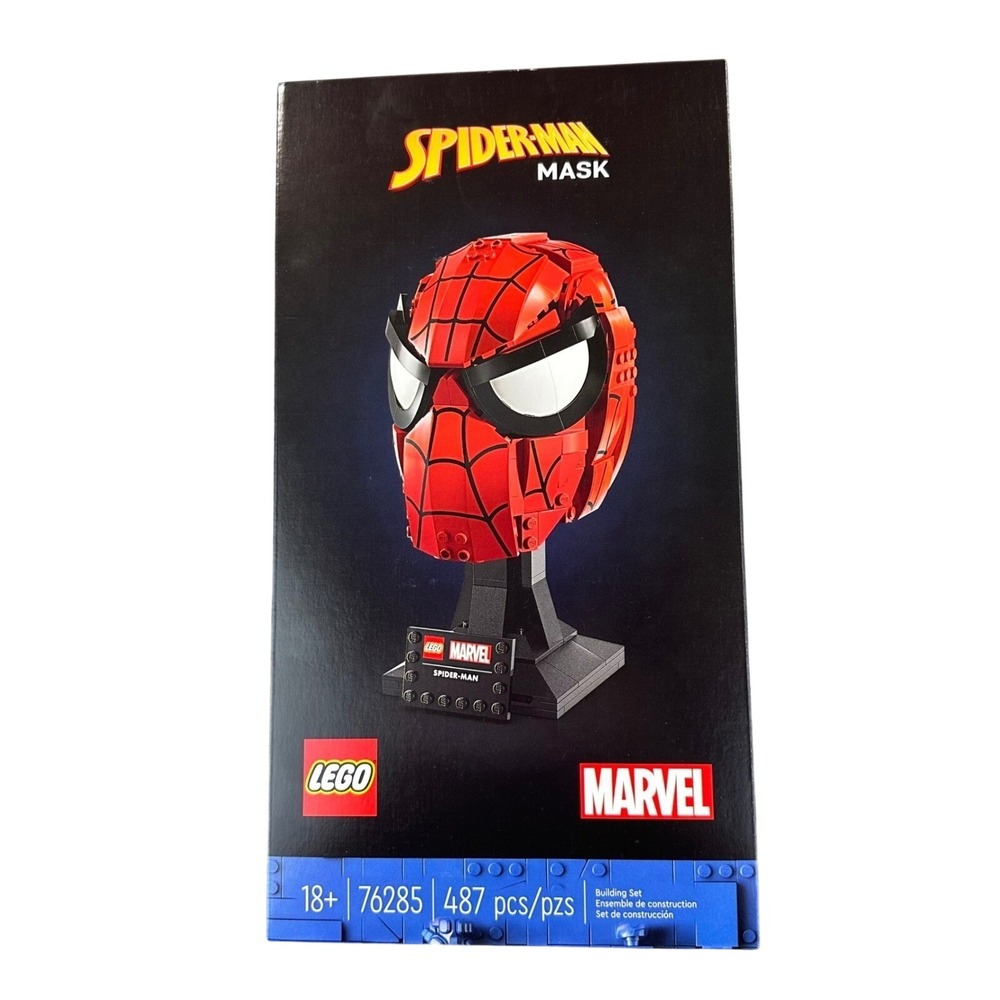 LEGO Marvel Spider-Man Mask Set 76285 18+ 487 PCS Building Toy Retired